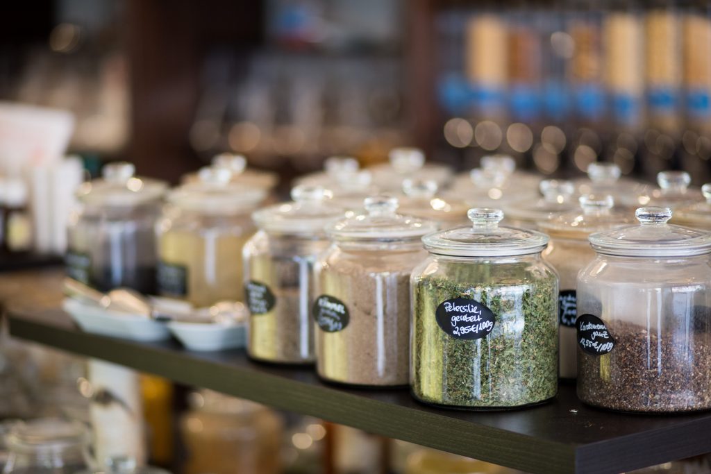 herb jars
